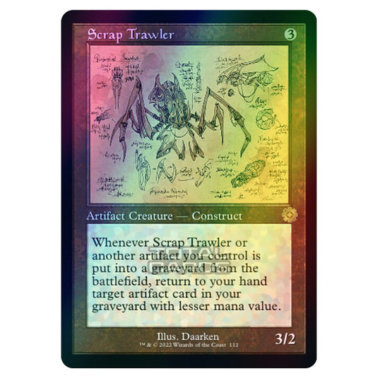Magic The Gathering - The Brothers War - Retro Artifacts - Scrap Trawler (Retro Schematic Artifact) - 112 (Foil)