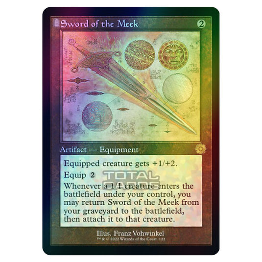 Magic The Gathering - The Brothers War - Retro Artifacts - Sword of the Meek (Retro Schematic Artifact) - 122 (Foil)