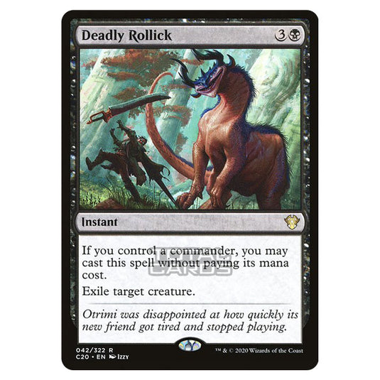 Magic The Gathering - Commander 2020 - Deadly Rollick - 42/322