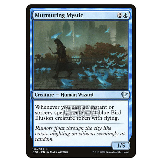 Magic The Gathering - Commander 2020 - Murmuring Mystic - 118/322
