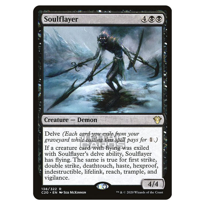 mtg cards with delve Magic The Gathering - Commander 2020 - Soulflayer