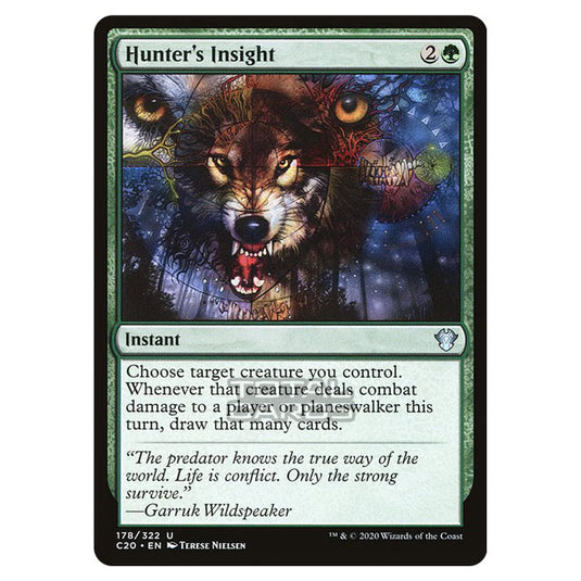 Magic The Gathering - Commander 2020 - Hunter's Insight - 178/322