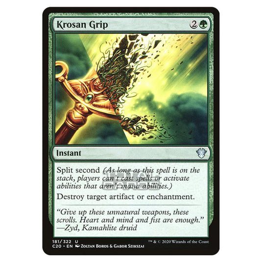 Magic The Gathering - Commander 2020 - Krosan Grip - 181/322