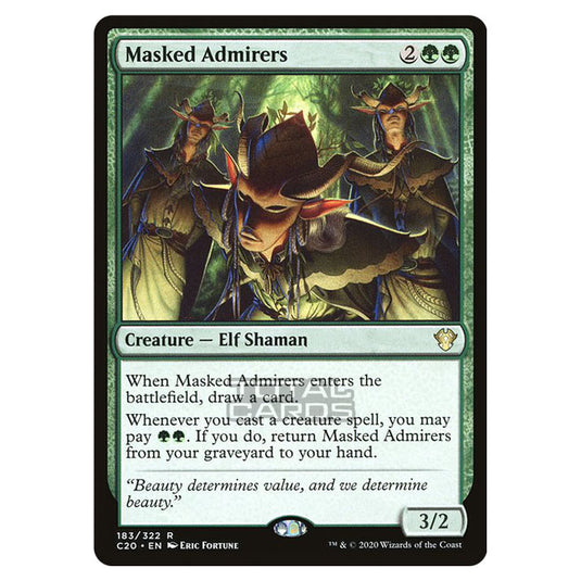 Magic The Gathering - Commander 2020 - Masked Admirers - 183/322