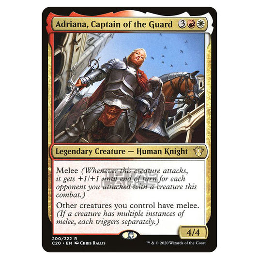Magic The Gathering - Commander 2020 - Adriana, Captain of the Guard - 200/322