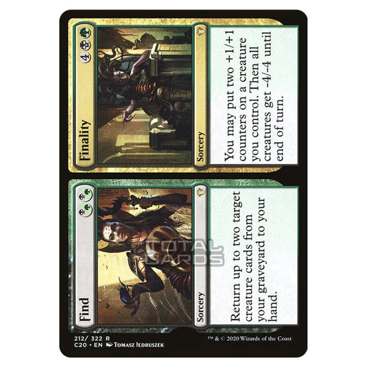 Magic The Gathering - Commander 2020 - Find // Finality - 212/322