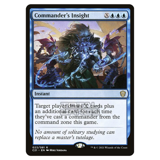 Magic The Gathering - Commander 2021 - Commander's Insight - 23/409
