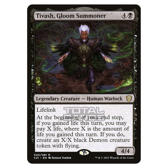 Magic The Gathering - Commander 2021 - Tivash, Gloom Summoner - 45/409