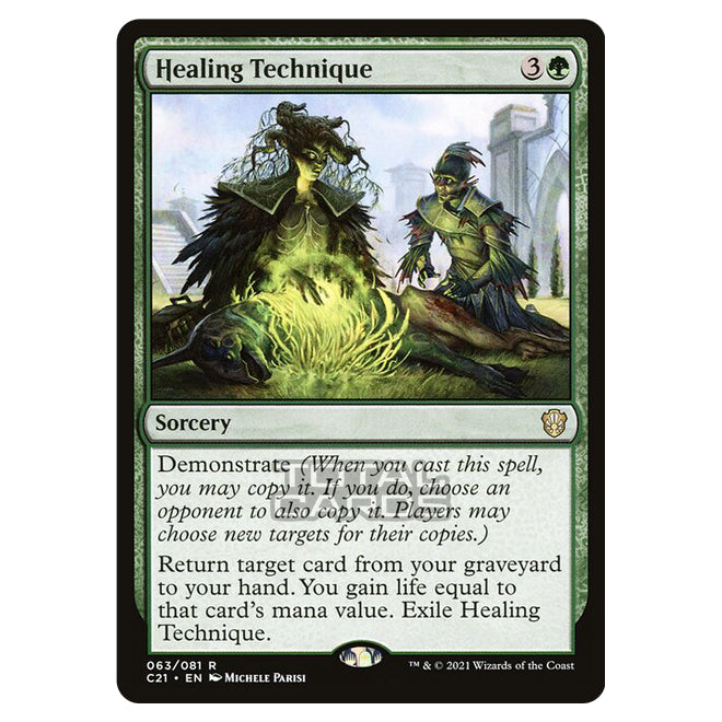 mtg healing cards Magic The Gathering - Commander 2021 - Healing Technique