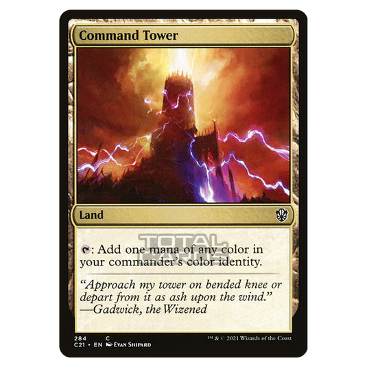 Magic The Gathering - Commander 2021 - Command Tower - 284/409