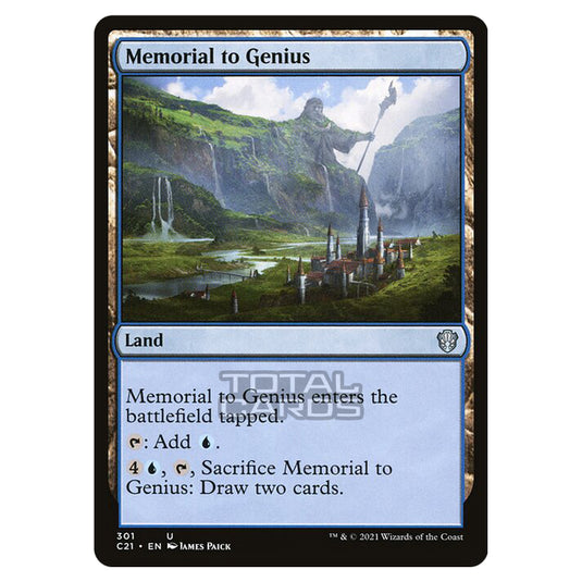 Magic The Gathering - Commander 2021 - Memorial to Genius - 301/409
