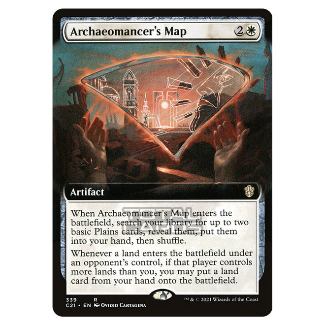 Magic The Gathering - Commander 2021 - Archaeomancer's Map - 339/409 Magic The Gathering - Commander 2021 - Archaeomancer's Map - 339/409