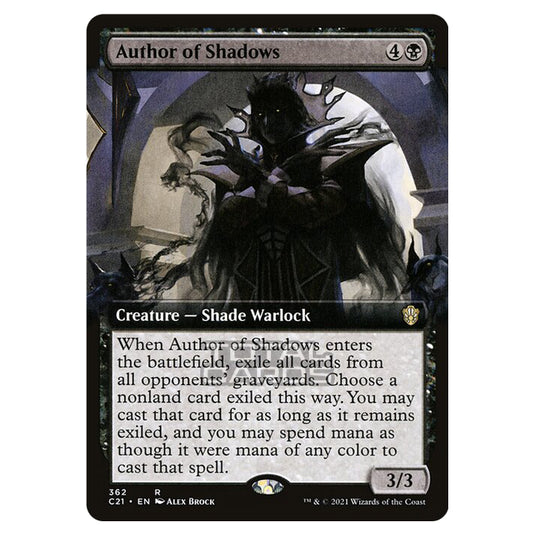 Magic The Gathering - Commander 2021 - Author of Shadows - 362/409