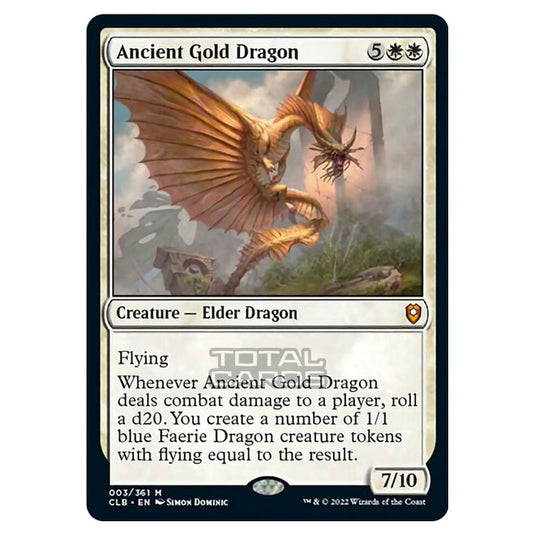 Magic The Gathering - Commander Legends - Battle for Baldur's Gate - Ancient Gold Dragon - 003/361