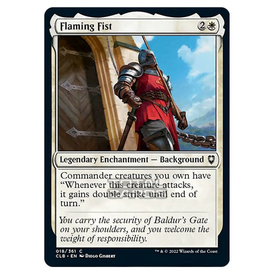 Magic The Gathering - Commander Legends - Battle for Baldur's Gate - Flaming Fist - 018/361