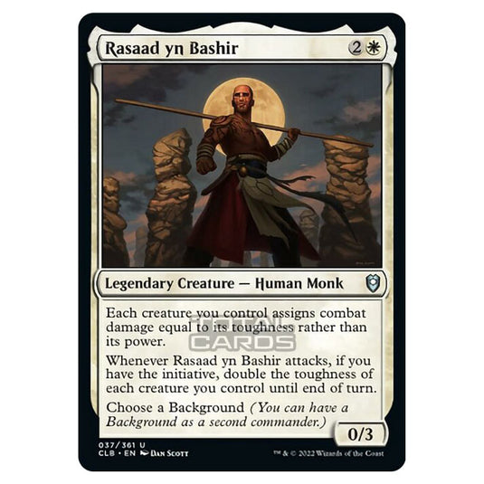 Magic The Gathering - Commander Legends - Battle for Baldur's Gate - Rasaad yn Bashir - 037/361