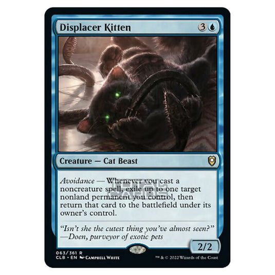 Magic The Gathering - Commander Legends - Battle for Baldur's Gate - Displacer Kitten - 063/361