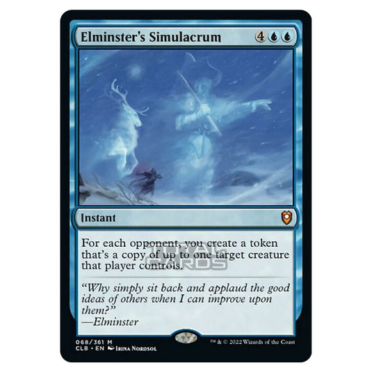 Magic The Gathering - Commander Legends - Battle for Baldur's Gate - Elminster's Simulacrum - 068/361