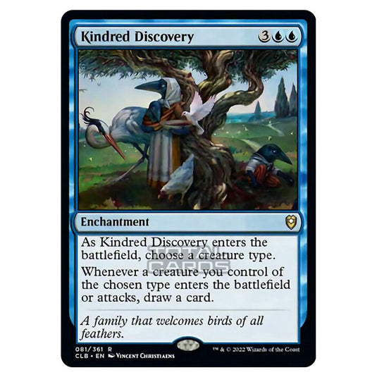 Magic The Gathering - Commander Legends - Battle for Baldur's Gate - Kindred Discovery - 081/361