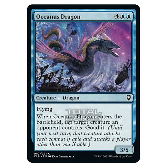 Magic The Gathering - Commander Legends - Battle for Baldur's Gate - Oceanus Dragon - 087/361
