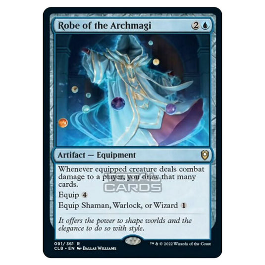 Magic The Gathering - Commander Legends - Battle for Baldur's Gate - Robe of the Archmagi - 091/361