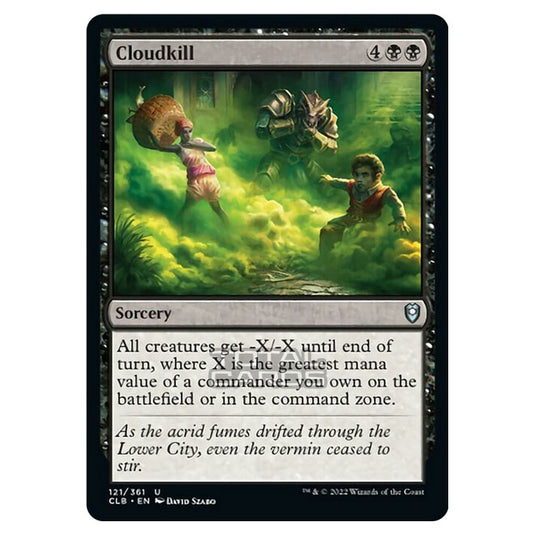 Magic The Gathering - Commander Legends - Battle for Baldur's Gate - Cloudkill - 121/361