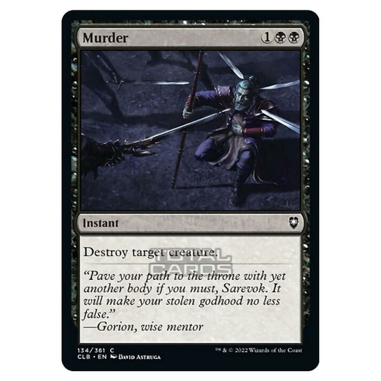 Magic The Gathering - Commander Legends - Battle for Baldur's Gate - Murder - 134/361