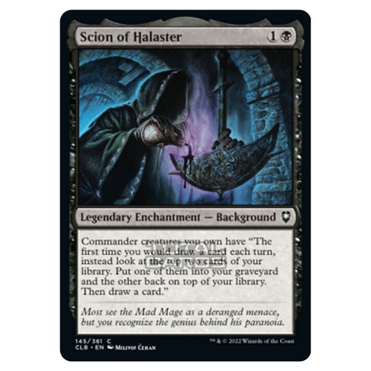 Magic The Gathering - Commander Legends - Battle for Baldur's Gate - Scion of Halaster - 145/361