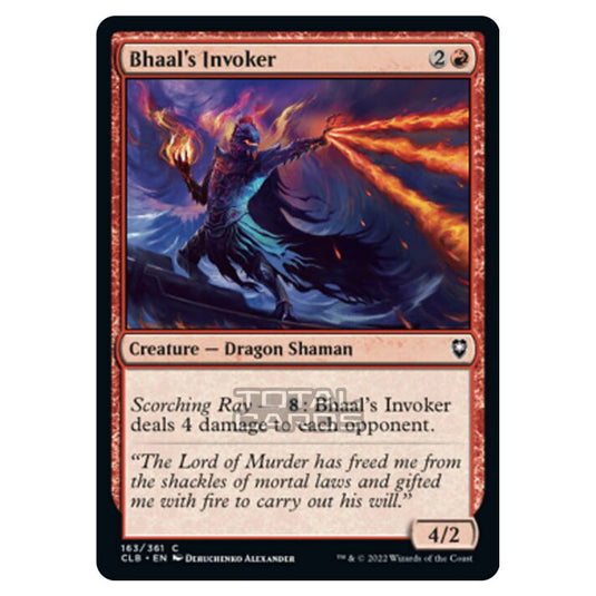 Magic The Gathering - Commander Legends - Battle for Baldur's Gate - Bhaal's Invoker - 163/361