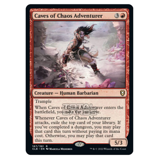 Magic The Gathering - Commander Legends - Battle for Baldur's Gate - Caves of Chaos Adventurer - 167/361