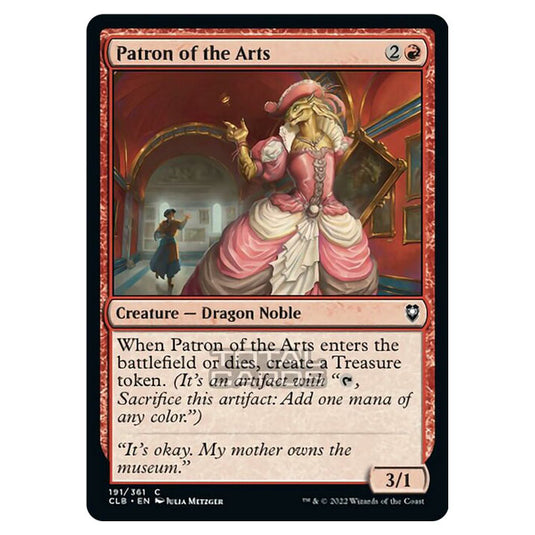Magic The Gathering - Commander Legends - Battle for Baldur's Gate - Patron of the Arts - 191/361