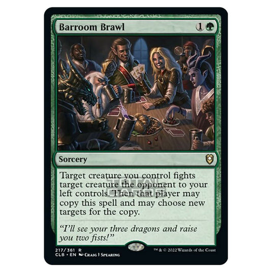 Magic The Gathering - Commander Legends - Battle for Baldur's Gate - Barroom Brawl - 217/361