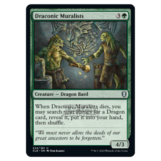 Magic The Gathering - Commander Legends - Battle for Baldur's Gate - Draconic Muralists - 224/361