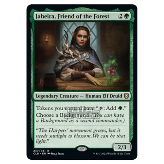 Magic The Gathering - Commander Legends - Battle for Baldur's Gate - Jaheira, Friend of the Forest - 237/361