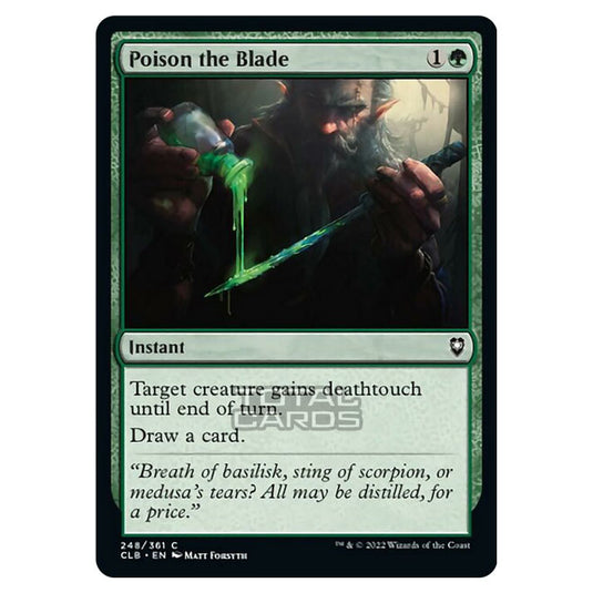 Magic The Gathering - Commander Legends - Battle for Baldur's Gate - Poison the Blade - 248/361