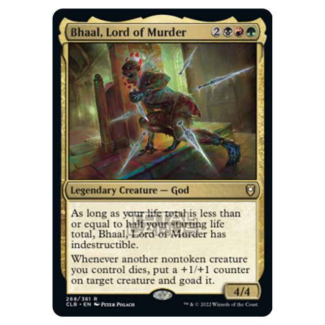 Bhaal, Lord of Murder  MTG Commander Legends: Battle for Baldur's Gat –  Five Realm Cards