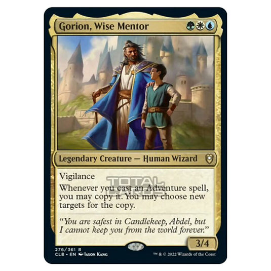 Magic The Gathering - Commander Legends - Battle for Baldur's Gate - Gorion, Wise Mentor - 276/361