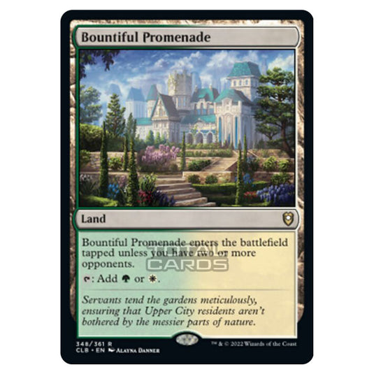 Magic The Gathering - Commander Legends - Battle for Baldur's Gate - Bountiful Promenade - 348/361