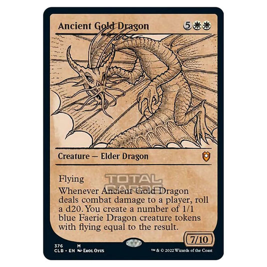 Magic The Gathering - Commander Legends - Battle for Baldur's Gate - Ancient Gold Dragon - 376/361
