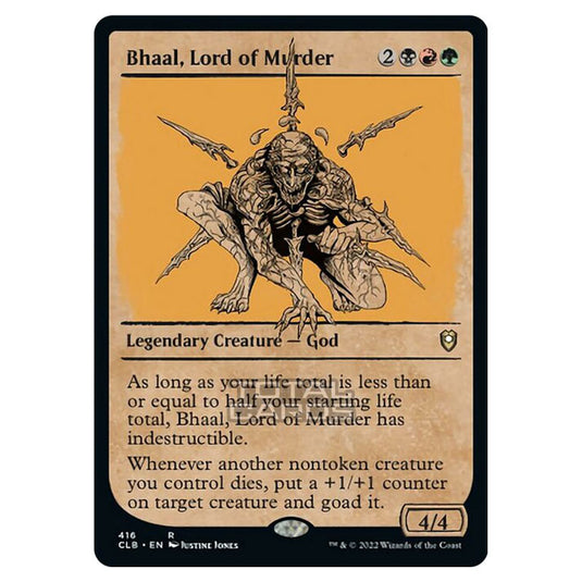 Magic The Gathering - Commander Legends - Battle for Baldur's Gate - Bhaal, Lord of Murder - 416/361