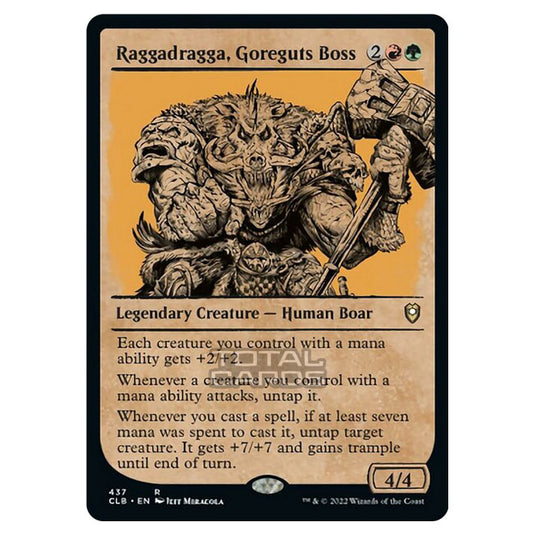 Magic The Gathering - Commander Legends - Battle for Baldur's Gate - Raggadragga, Goreguts Boss - 437/361