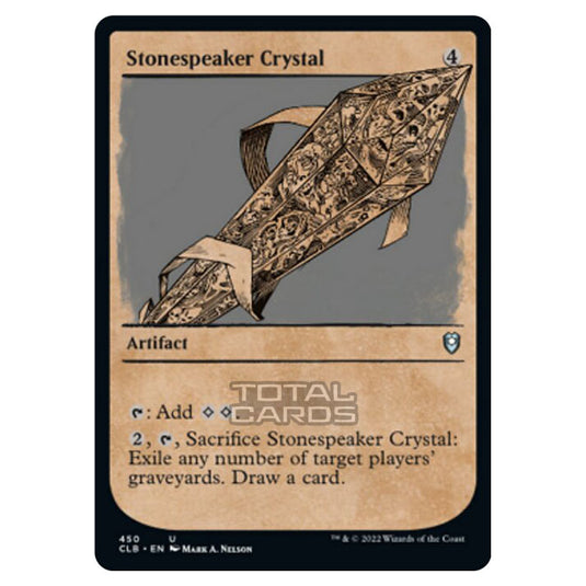 Magic The Gathering - Commander Legends - Battle for Baldur's Gate - Stonespeaker Crystal - 450/361