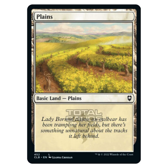Magic The Gathering - Commander Legends - Battle for Baldur's Gate - Plains - 452/361