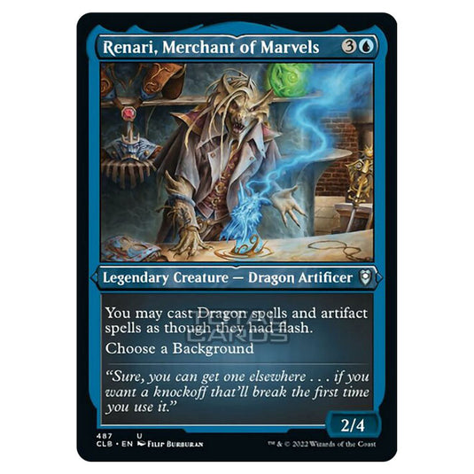 Magic The Gathering - Commander Legends - Battle for Baldur's Gate - Renari, Merchant of Marvels - 487/361 (Etched Foil)