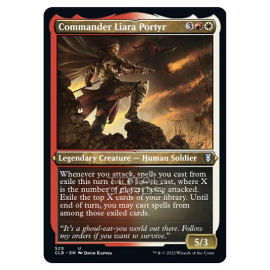 Magic The Gathering - Commander Legends - Battle for Baldur's Gate - Commander Liara Portyr - 529/361 (Etched Foil)