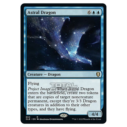 Magic The Gathering - Commander Legends - Battle for Baldur's Gate - Astral Dragon - 664/361