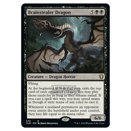 Magic The Gathering - Commander Legends - Battle for Baldur's Gate - Brainstealer Dragon - 670/361