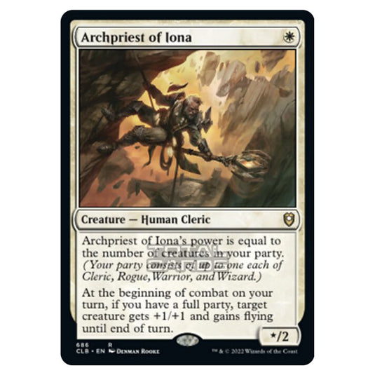 Magic The Gathering - Commander Legends - Battle for Baldur's Gate - Archpriest of Iona - 686/361