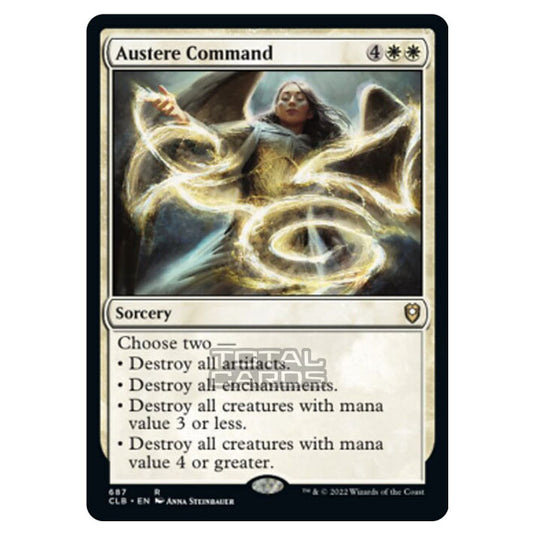 Magic The Gathering - Commander Legends - Battle for Baldur's Gate - Austere Command - 687/361