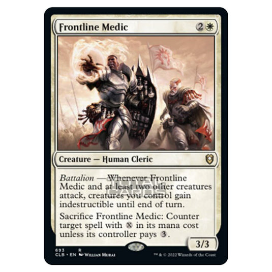 Magic The Gathering - Commander Legends - Battle for Baldur's Gate - Frontline Medic - 693/361